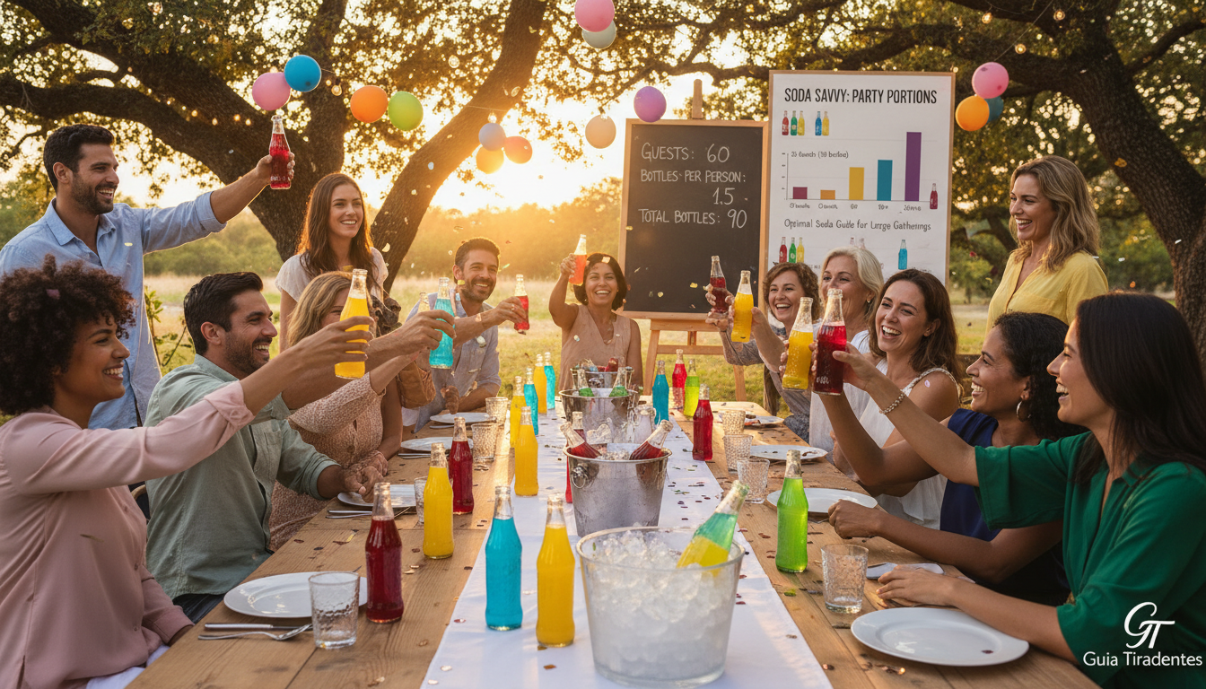 quantos litros de refrigerante para 60 pessoas